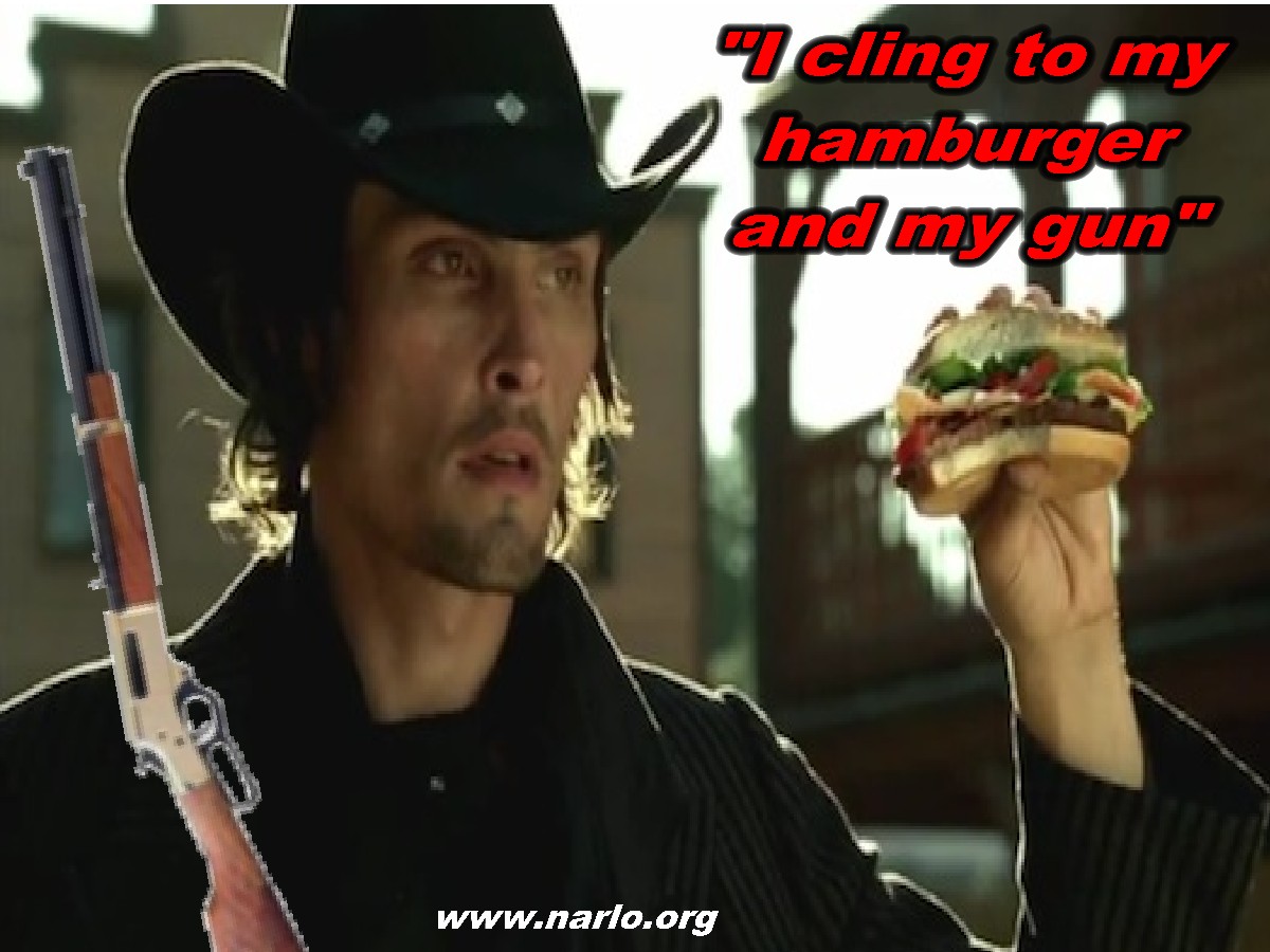 My Hamburger and Gun=